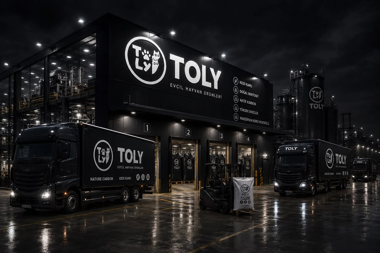 TOLY marka üretim ve sevkiyat tesisi